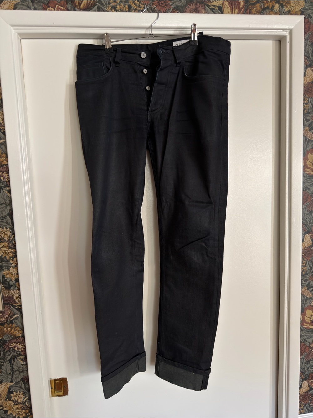 Gustin - Men's Dark Blue Slim Fit Jeans - Size 32